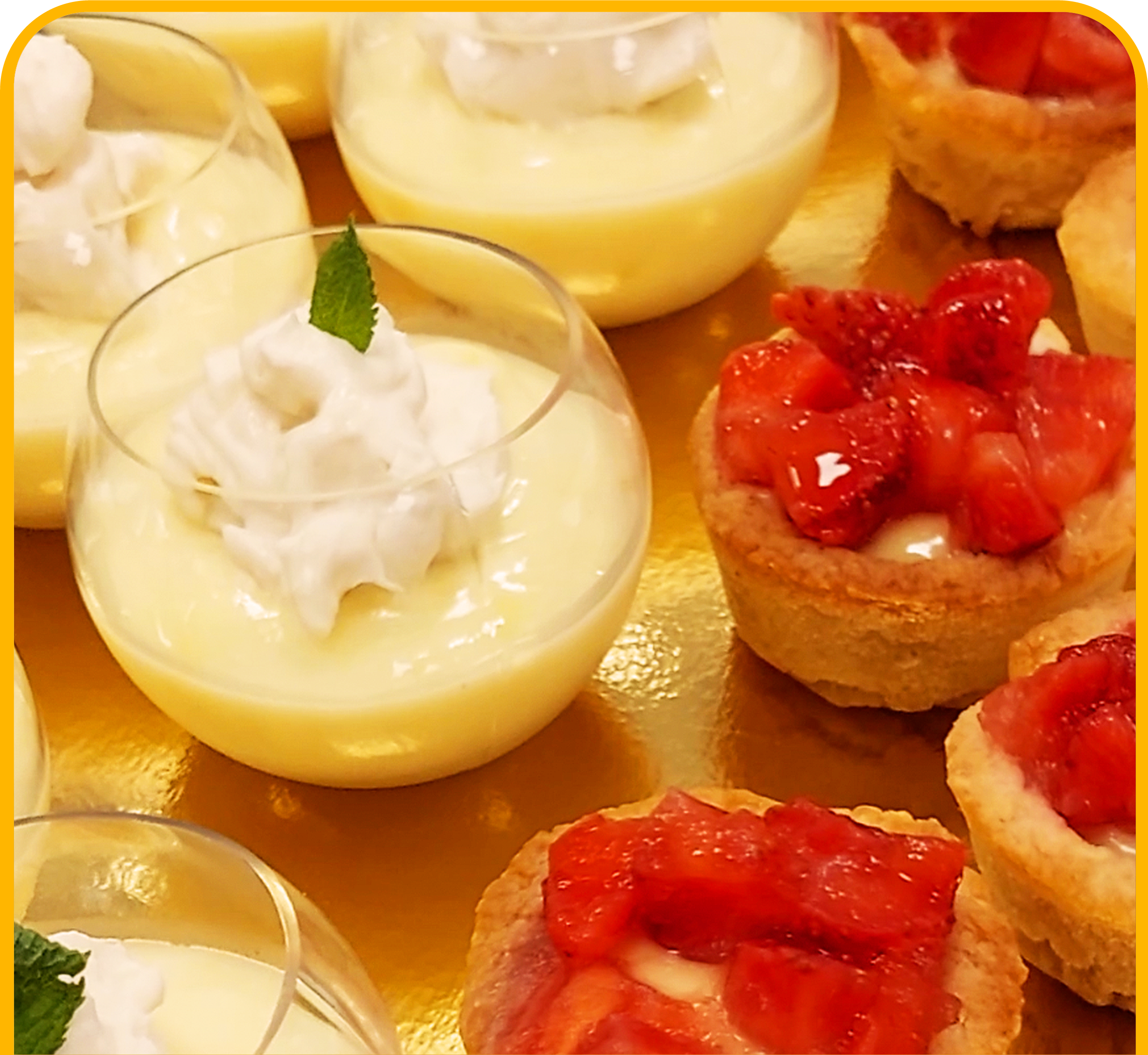 bandeja de dulces catering personalizado