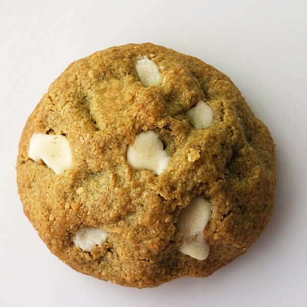 Cookie NY matcha vegana, sin gluten, sin azúcar y artesanal