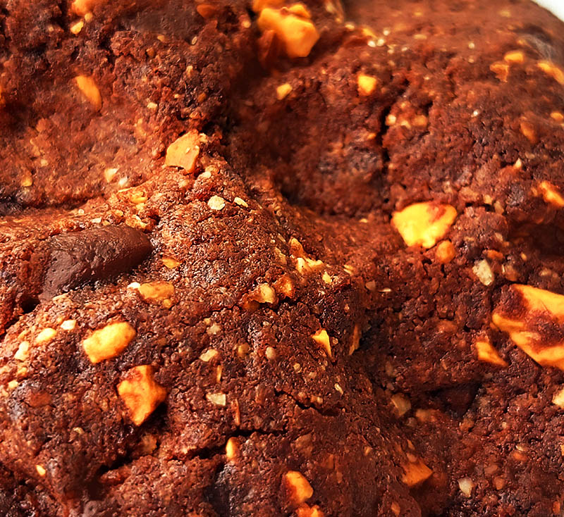 Cookie NY brownie vegana, sin gluten, sin azúcar y artesanal