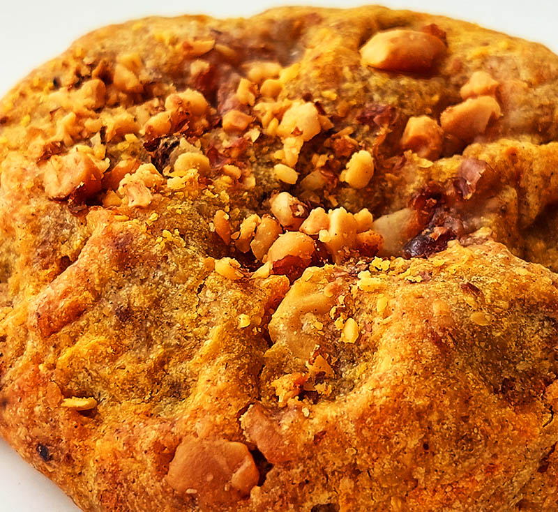 Cookie NY carrot cake vegana, sin gluten, sin azúcar y artesanal