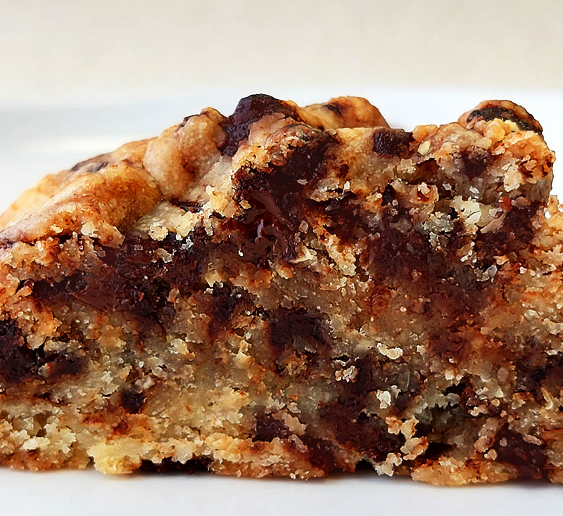 Cookie NY de pepitas de chocolate vegana, sin gluten, sin azúcar y artesanal