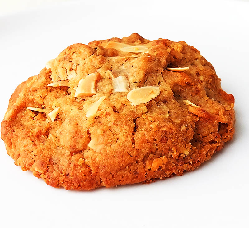 Cookie NY almendra vegana, sin gluten, sin azúcar y artesanal
