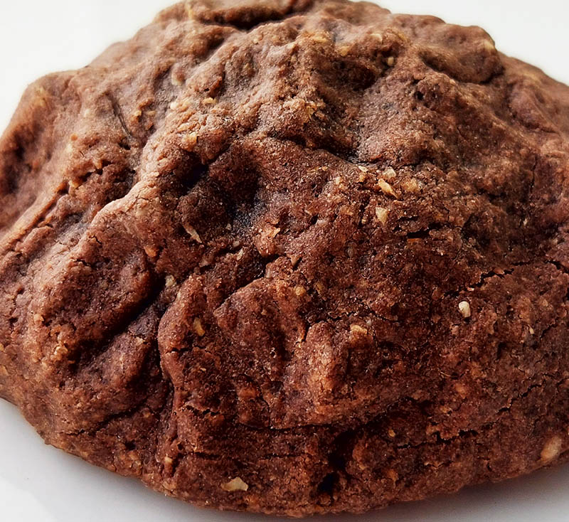 Cookie ny black velvet sin gluten, vegana, sin azúcar y artesanal