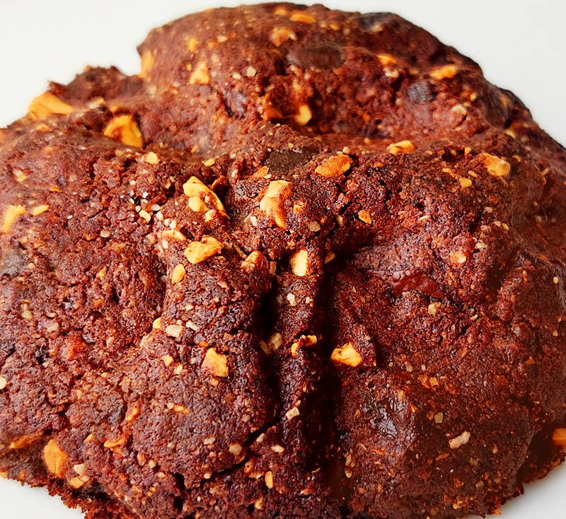 Cookie NY brownie vegana, sin gluten, sin azúcar y artesanal