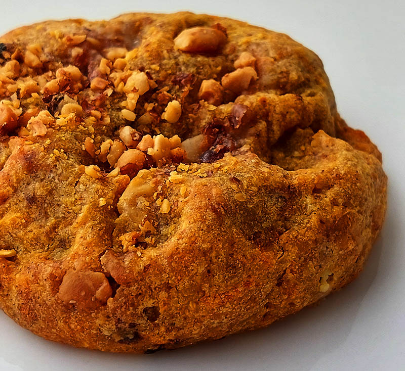 Cookie NY carrot cake vegana, sin gluten, sin azúcar y artesanal