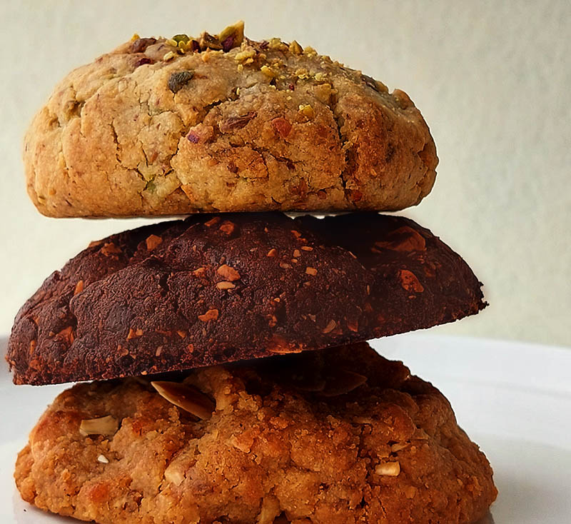 Cookies ny sin gluten, veganas, sin azúcar y artesanales